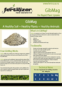 gibmag Fertiliser fertilizer nz organic liquid humate phosphate calcium nitrogen magnesium microbes
